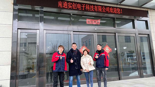 2021.01.05 French Customer Visited Nantong Company and Instructed