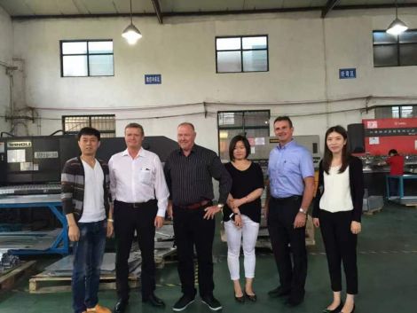Australian customers came to Taicang for a visit